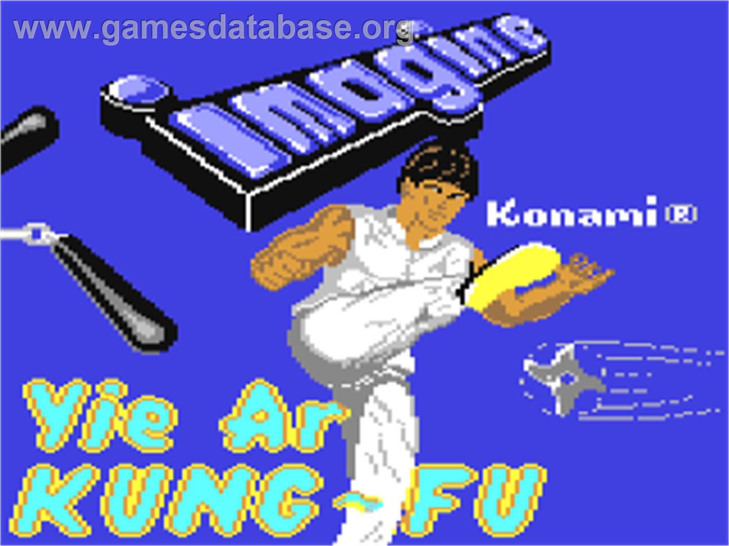Yie Ar Kung-Fu - Commodore 64 - Artwork - Title Screen