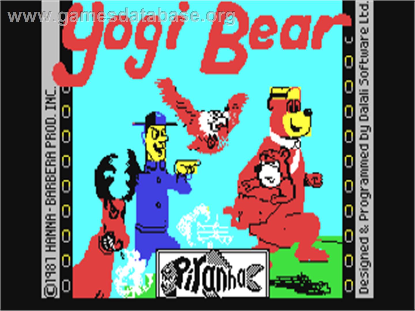Yogi Bear - Commodore 64 - Artwork - Title Screen