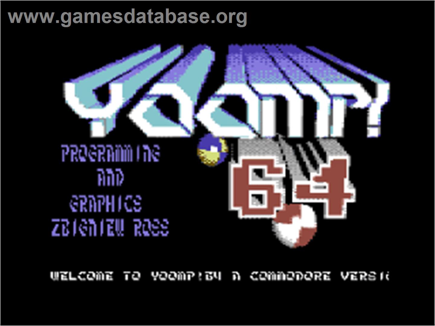 Yoomp! 64 - Commodore 64 - Artwork - Title Screen