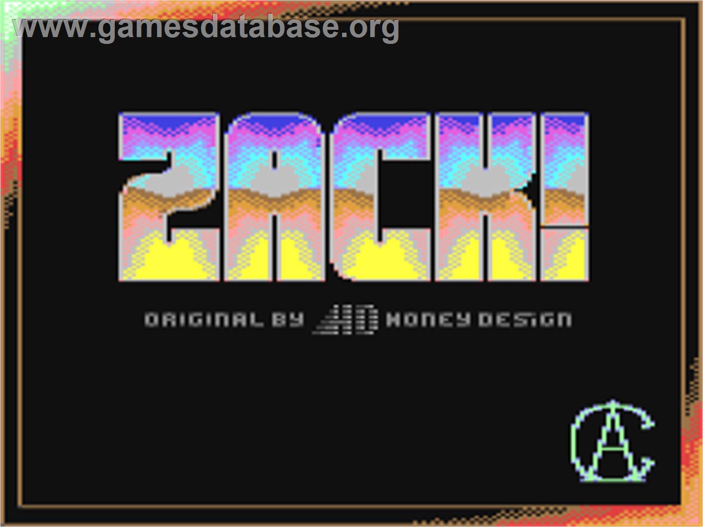 Zack! - Commodore 64 - Artwork - Title Screen