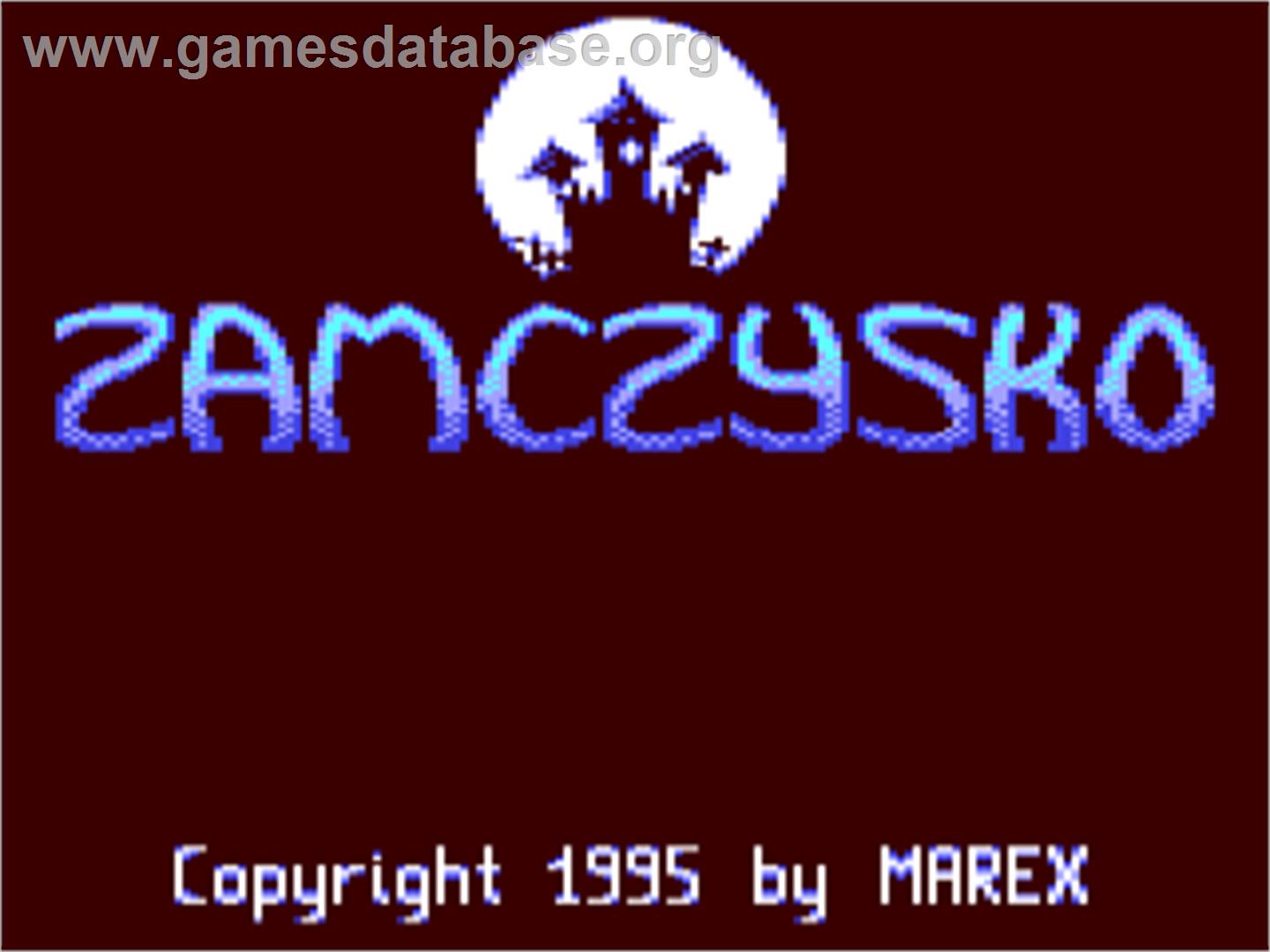 Zamczysko - Commodore 64 - Artwork - Title Screen