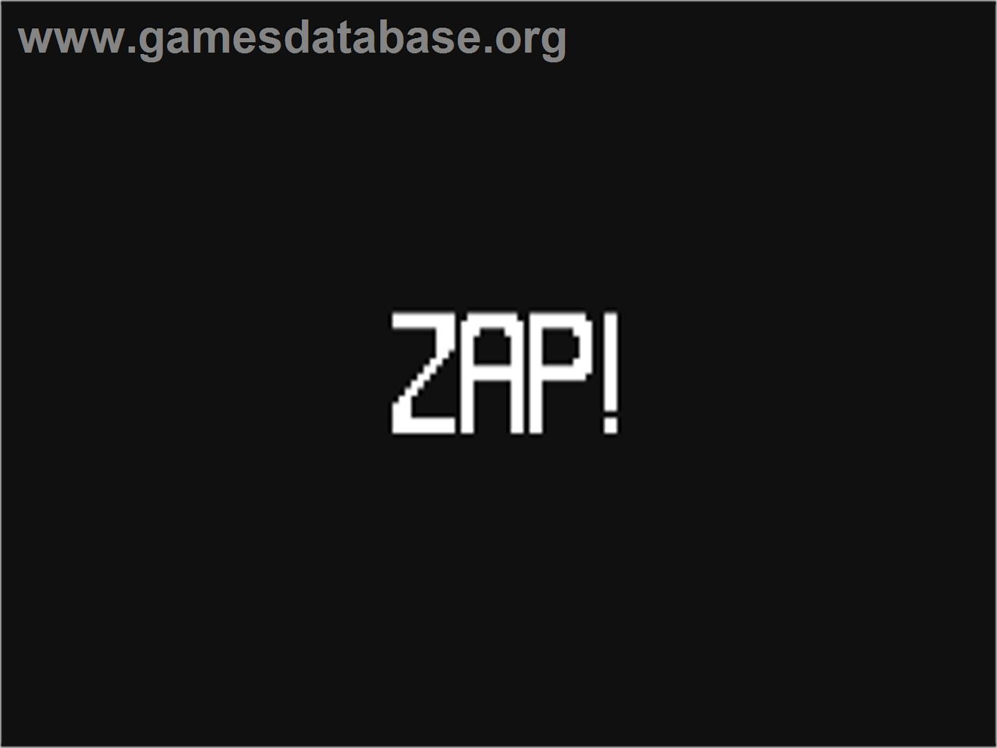 Zap - Commodore 64 - Artwork - Title Screen