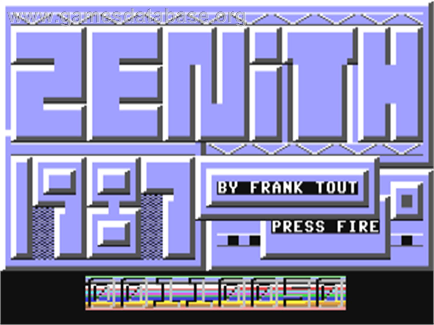 Zenith - Commodore 64 - Artwork - Title Screen