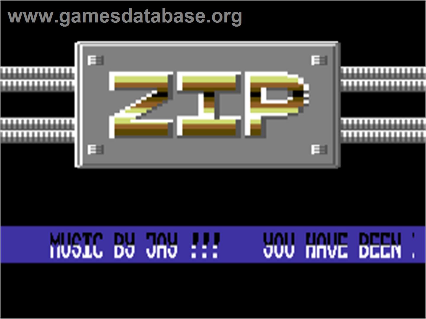 Zip - Commodore 64 - Artwork - Title Screen