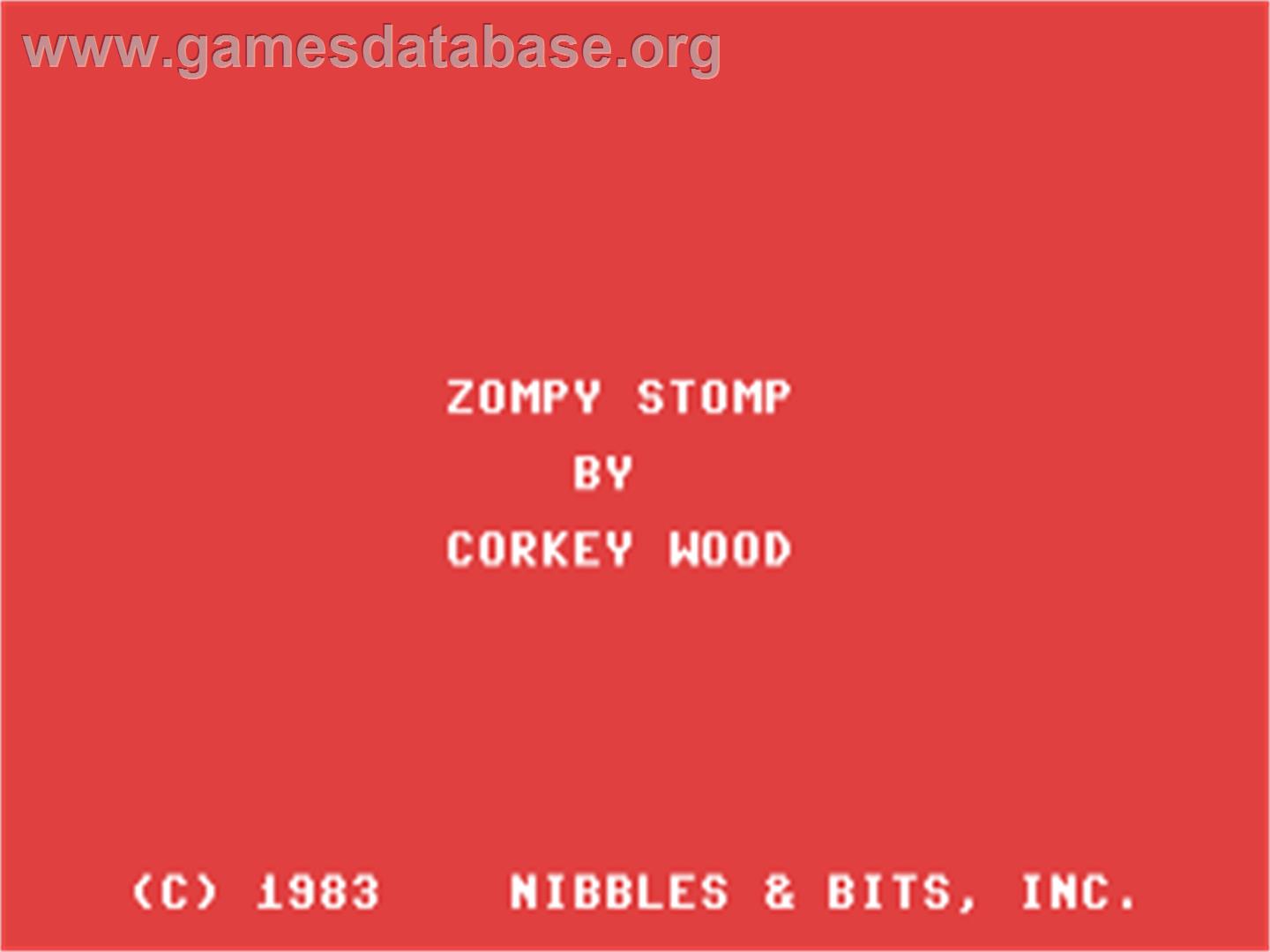Zompy Stomp - Commodore 64 - Artwork - Title Screen