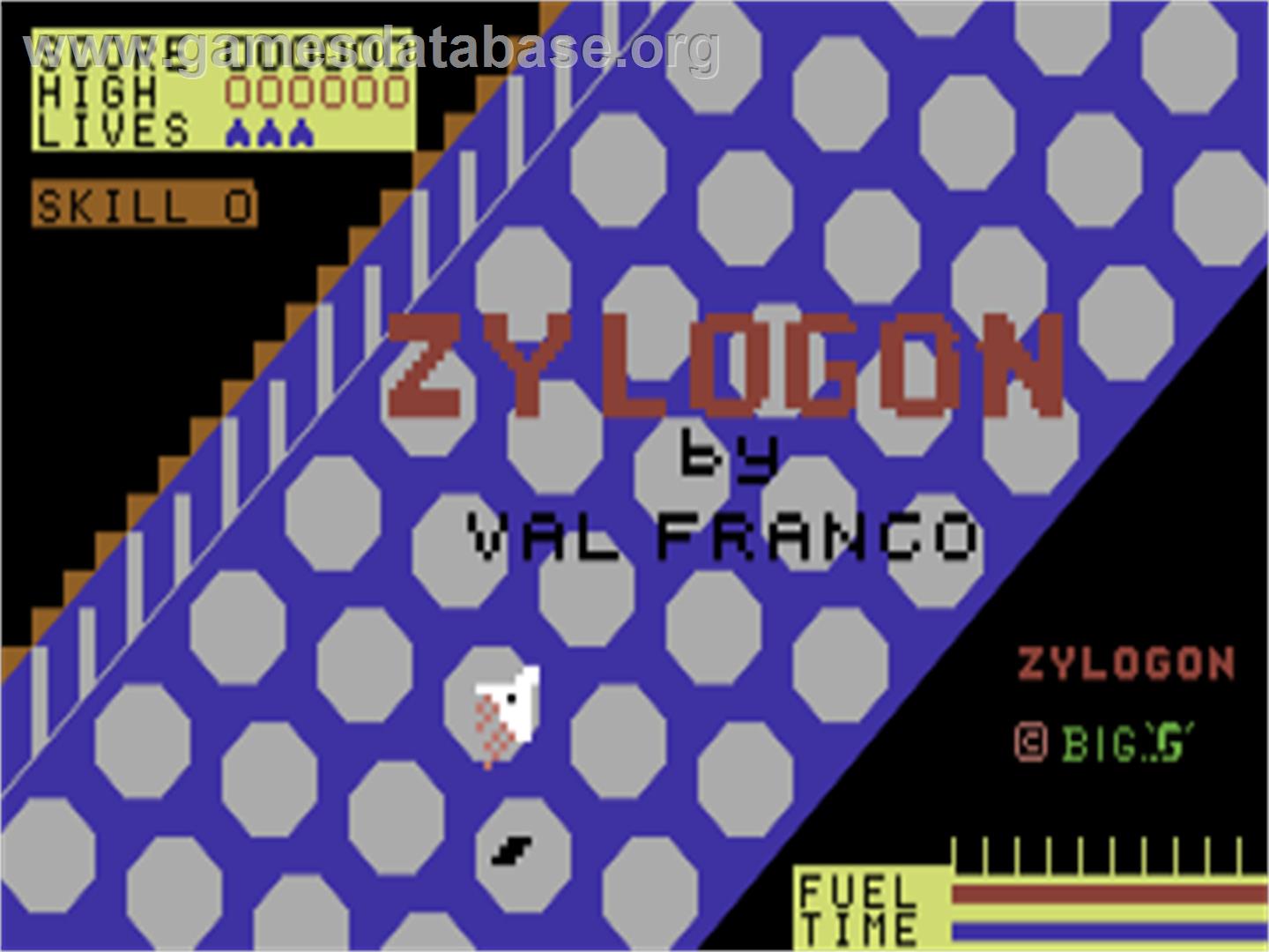Zylogon - Commodore 64 - Artwork - Title Screen