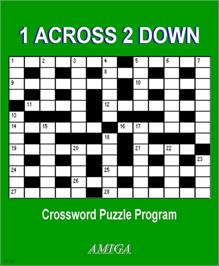 Box cover for 1 Across 2 Down on the Commodore Amiga.