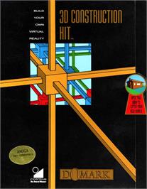 Box cover for 3d Construction Kit on the Commodore Amiga.