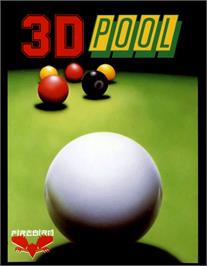 Box cover for 3d Pool on the Commodore Amiga.