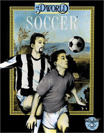 Box cover for 3d World Soccer on the Commodore Amiga.