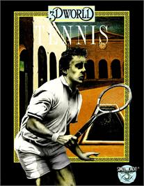 Box cover for 3d World Tennis on the Commodore Amiga.