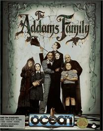 Box cover for Addams Family, The on the Commodore Amiga.