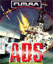 Box cover for Advanced Destroyer Simulator on the Commodore Amiga.