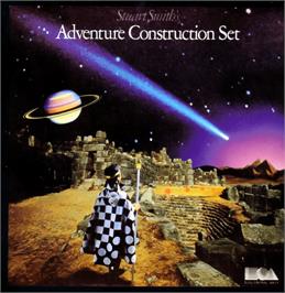 Box cover for Adventure Construction Set on the Commodore Amiga.