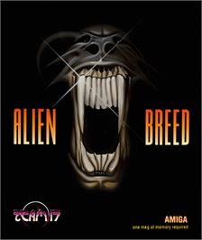 Box cover for Alien Breed on the Commodore Amiga.