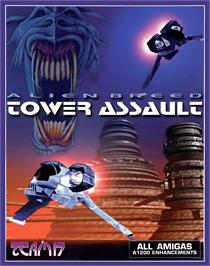 Box cover for Alien Breed - Tower Assault on the Commodore Amiga.