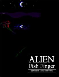 Box cover for Alien Fish Finger on the Commodore Amiga.