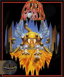 Box cover for Alien World on the Commodore Amiga.