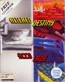 Box cover for Altered Destiny on the Commodore Amiga.