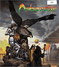 Box cover for Amberstar on the Commodore Amiga.
