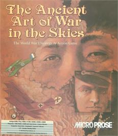 Box cover for Ancient Art of War in the Skies on the Commodore Amiga.