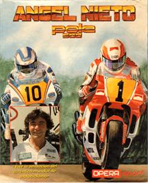 Box cover for Angel Nieto Pole 500 on the Commodore Amiga.