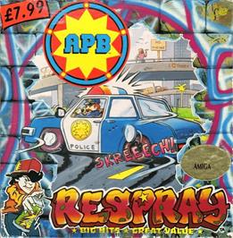Box cover for Apb on the Commodore Amiga.