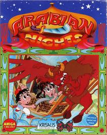Box cover for Arabian Nights on the Commodore Amiga.