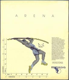 Box cover for Arena on the Commodore Amiga.