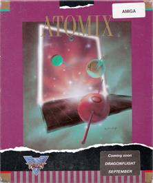 Box cover for Atomix on the Commodore Amiga.