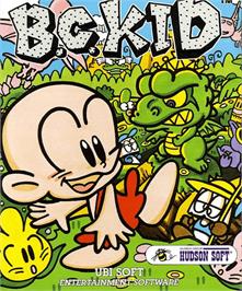 Box cover for B.C. Kid / Bonk's Adventure / Kyukyoku!! PC Genjin on the Commodore Amiga.