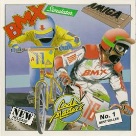 Box cover for BMX Simulator on the Commodore Amiga.