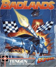 Box cover for Badlands on the Commodore Amiga.
