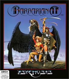 Box cover for Barbarian 2 on the Commodore Amiga.