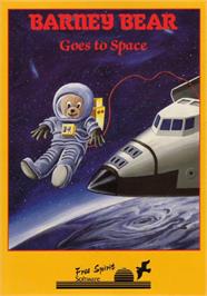 Box cover for Barney Bear Goes To Space on the Commodore Amiga.