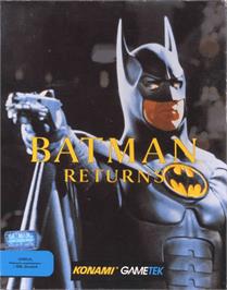 Box cover for Batman Returns on the Commodore Amiga.