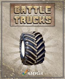 Box cover for Battle Trucks on the Commodore Amiga.