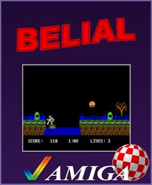 Box cover for Belial on the Commodore Amiga.