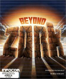 Box cover for Beyond Zork: The Coconut of Quendor on the Commodore Amiga.