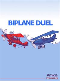 Box cover for Biplane Duel on the Commodore Amiga.