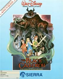 Box cover for Black Cauldron on the Commodore Amiga.