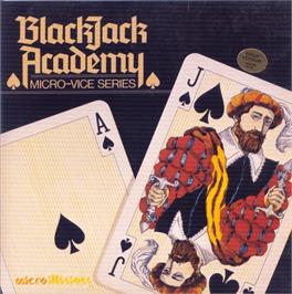 Box cover for Blackjack Academy on the Commodore Amiga.