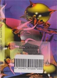 Box cover for Blockhead on the Commodore Amiga.
