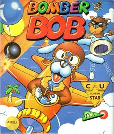 Box cover for Bomber Bob on the Commodore Amiga.
