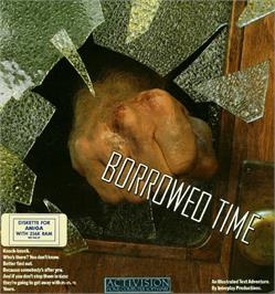Box cover for Borrowed Time on the Commodore Amiga.