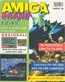 Box cover for Brain Ball on the Commodore Amiga.