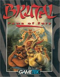 Box cover for Brutal - Paws Of Fury on the Commodore Amiga.