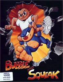 Box cover for Bubble and Squeak on the Commodore Amiga.