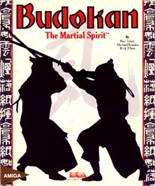Box cover for Budokan: The Martial Spirit on the Commodore Amiga.
