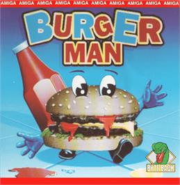 Box cover for Burger Man on the Commodore Amiga.